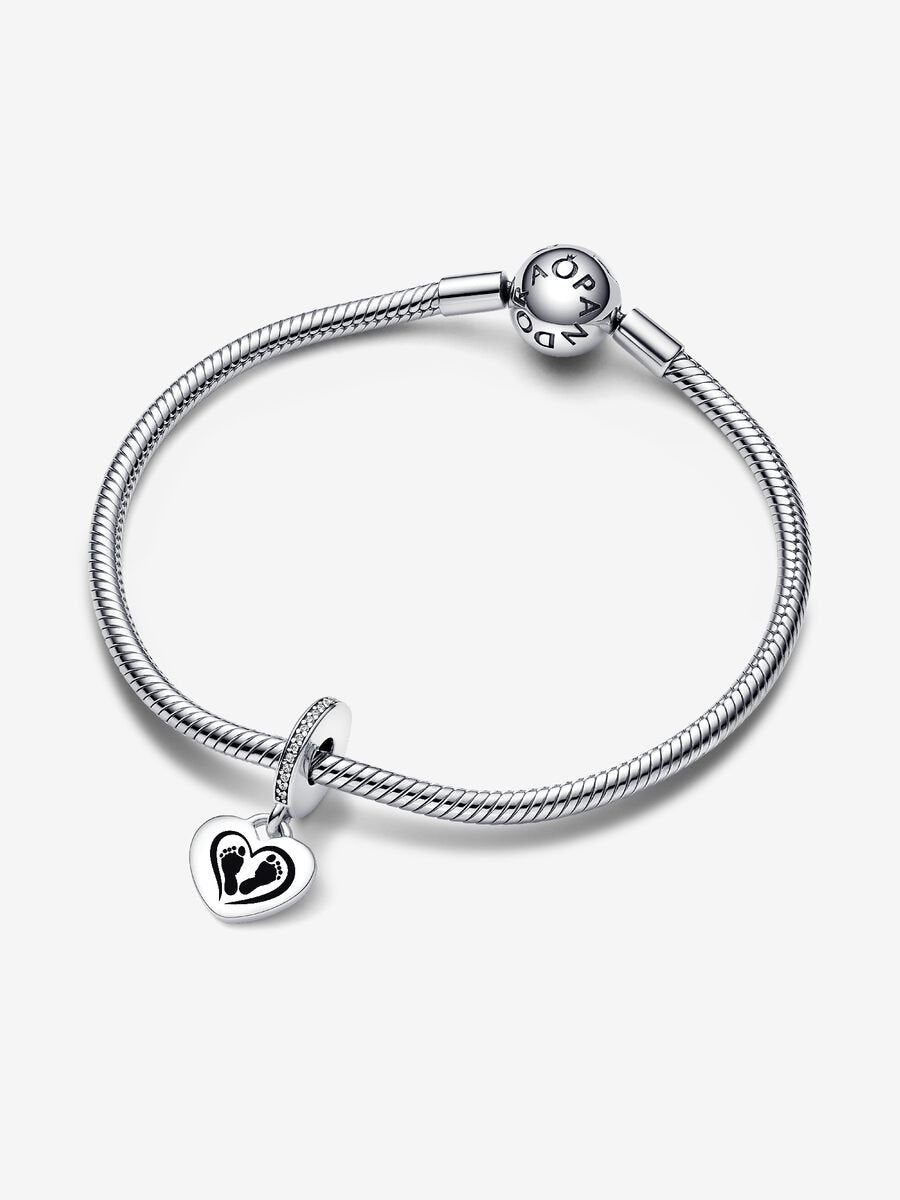 Baby Feet Engravable Dangle Charm