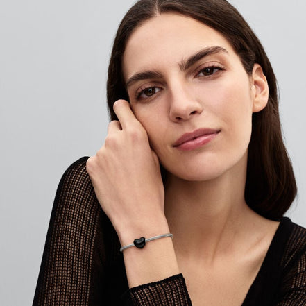 Pandora Moments Black Heart Charm