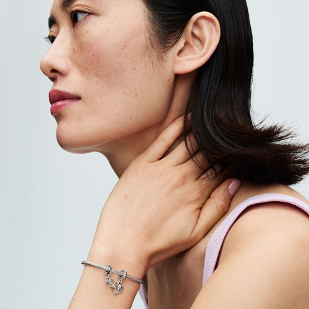 Pandora Moments "Forever & Always"  Splittable Dangle Charm