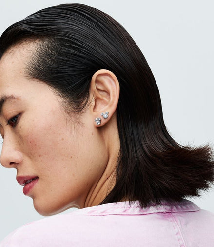 Pandora Disney Mickey Mouse & Minnie Mouse Sparkling Stud Earrings