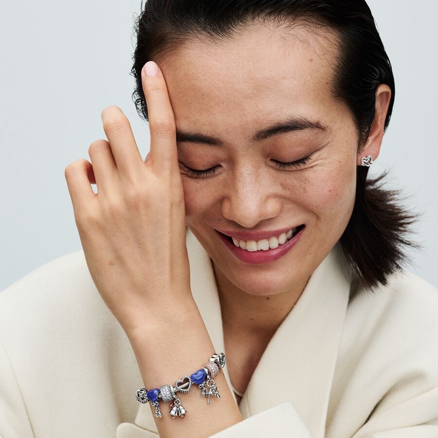 Pandora Moments Color-Changing Gender Reveal Girl Charm