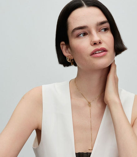 Pandora Essence Organically V-shaped Open Hoop Earrings