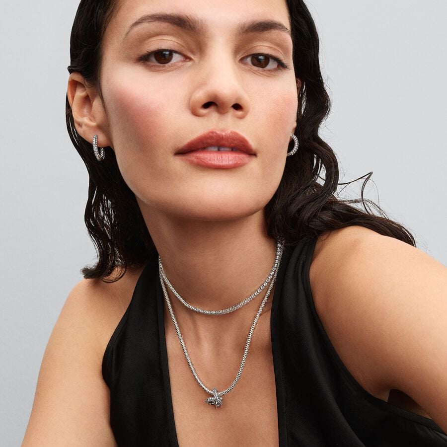 Pandora Timeless Tennis Choker Necklace 40 cm