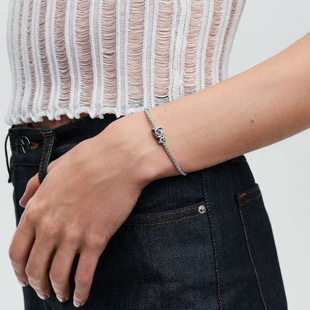 Pandora Moments Silver Handwritten "Love" Charm