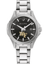 Bulova Men's Wake Forest "WF" Black Dial And Stainless Steel Bracelet Watch