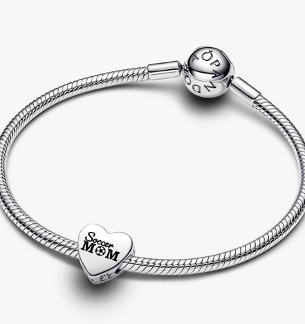 Soccer Mom Heart Charm