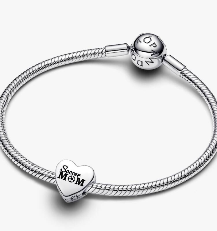 Soccer Mom Heart Charm