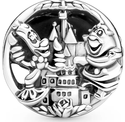Pandora Disney X Beauty and the Beast Belle and Friends Charm