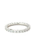14K White Gold 1.30 CT Diamond Wedding Band