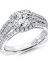 14K White Gold And 0.63 CTW Semi-Mount Engagement Ring