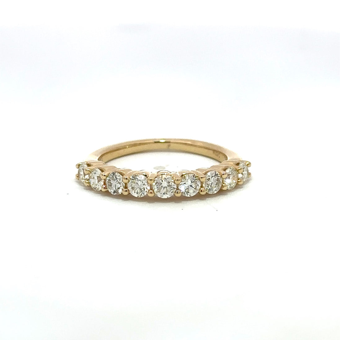 14K Yellow Gold 1.0 CTW Diamond Wedding Band