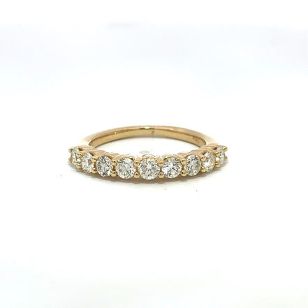 14K Yellow Gold 1.0 CTW Diamond Wedding Band