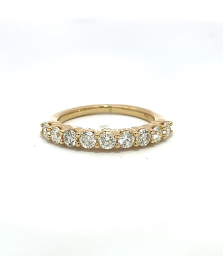 14K Yellow Gold 1.0 CTW Diamond Wedding Band