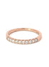 14K Rose Gold .25 CT Diamond Wedding Band