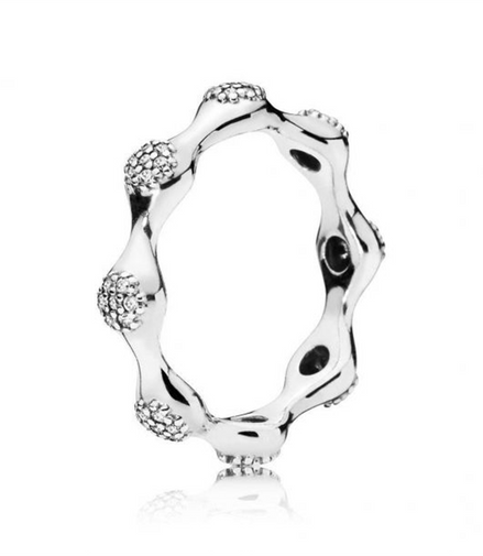 Pandora Moments Modern LovePods Ring Size 7