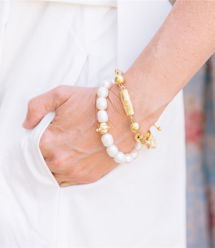 Susan Shaw Bamboo Toggle Bracelet