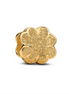 Pandora Textured Clover Gold-Plated Mini Charm