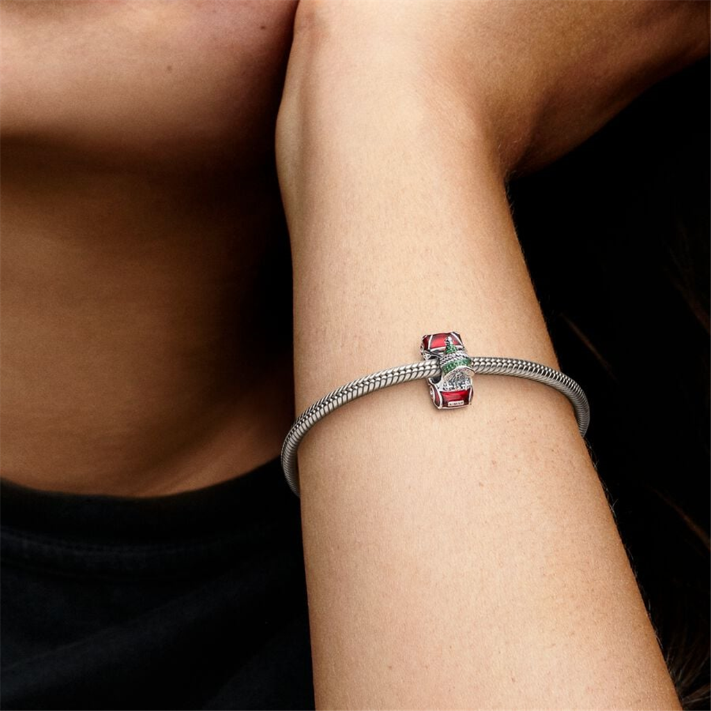 Pandora Moments Festive Car And Christmas Tree Charm