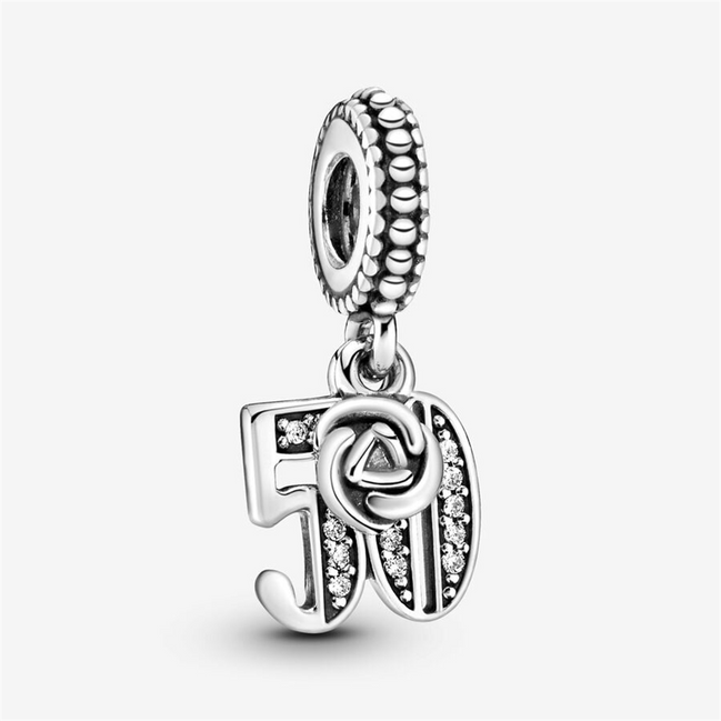 Pandora Moments 50th Celebration Dangle Charm