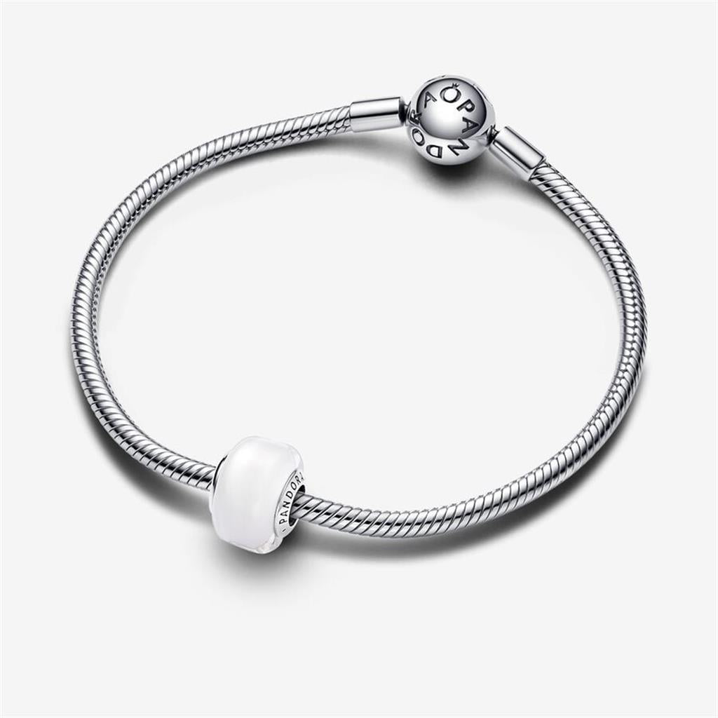 Pandora Moments White Mini Murano Glass Charm