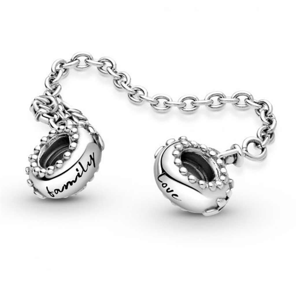 Pandora Heart Family Tree Safety Chain Charm