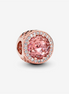 Pandora Moments Blush Pink Radiant Hearts Charm
