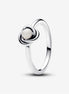 Pandora Moments June White Bioresin Man-Made Mother of Pearl Eternity Circle Ring Size 7.5