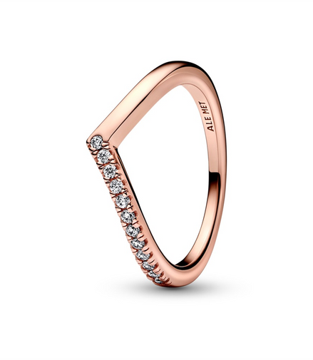 Pandora Timeless Wish Half Sparkling Ring Size 7