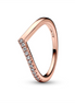 Pandora Timeless Wish Half Sparkling Ring Size 7