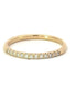 14K Yellow Gold 13Round .13Cttw Diamond Band