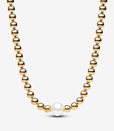 Pandora Timeless Treated Freshwater Cultured Pearl & Beads Collier Necklace