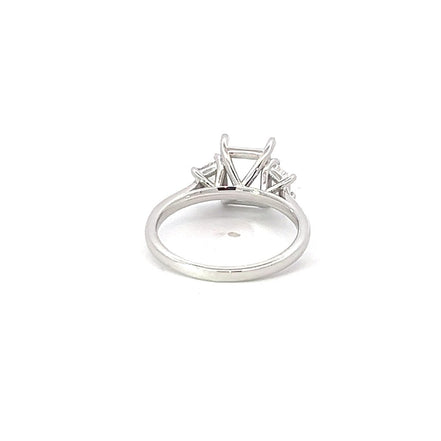 14K White Gold Diamond Semi-Mount Engagement Ring