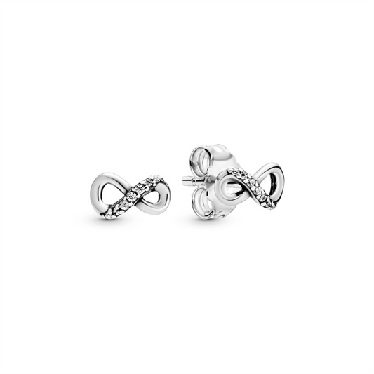 Pandora Moments Sparkling Infinity Stud Earrings