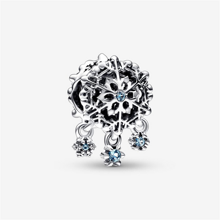 Pandora Moments Icy Snowflake Drop Charm