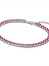 Pandora Timeless Sparkling Pink Tennis Bracelet Size 18