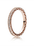 Pandora Timeless Sparkle And Hearts Ring Size 6
