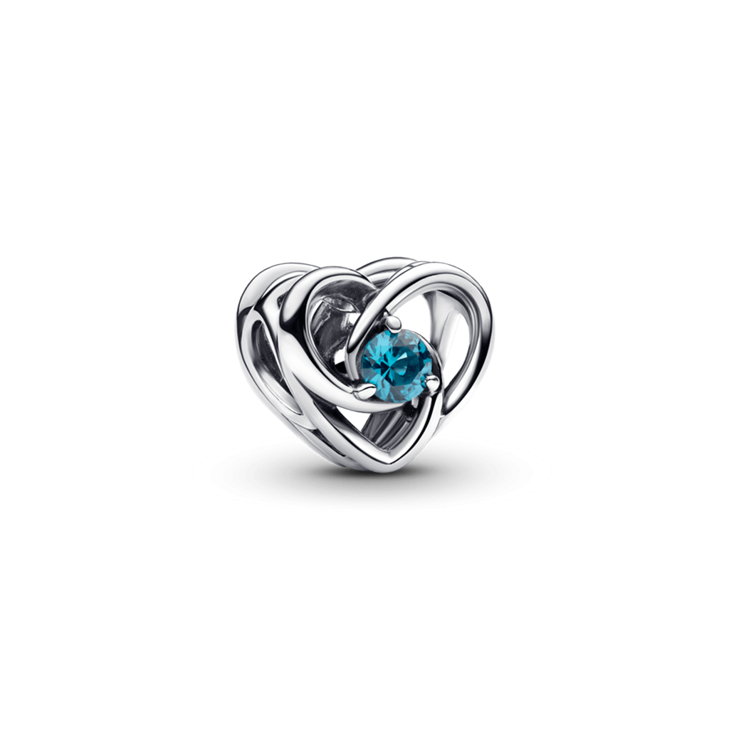 Pandora Moments Heart of Eternity Blue Charm