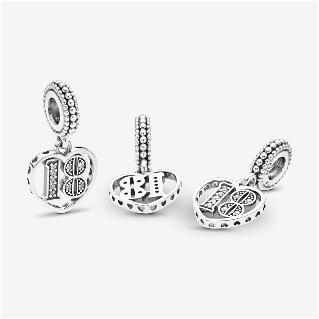 Pandora Moments 18th Celebration Dangle Charm