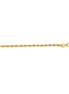 Royal Chain 14K Yellow Gold 20" 2mm Diamond Cut Royal Rope Chain