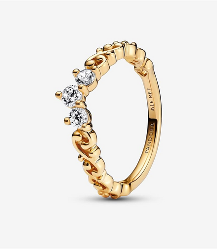 Pandora Regal Swirl Tiara Ring Size 54