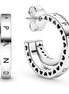Pandora Signature Pave Double Hoop Earrings