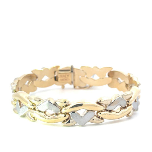 14k Two Tone Bracelet