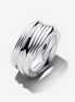 Pandora Sterling Silver Twisted Double Ring Size 7