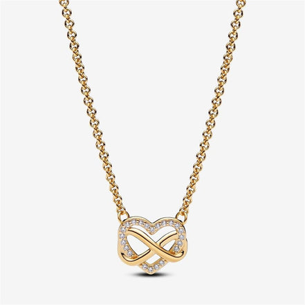 Pandora Timeless Sparkling Infinity Heart Jewelry Gift Set