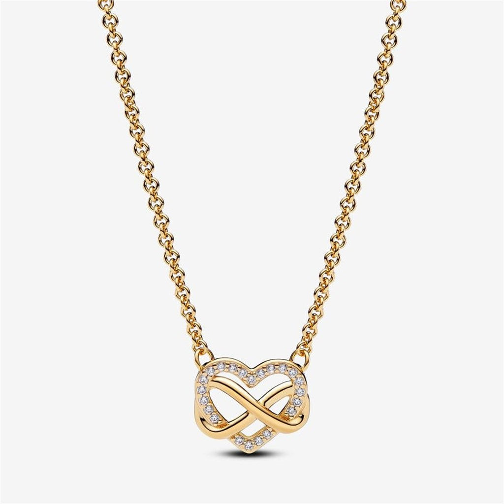 Pandora Timeless Sparkling Infinity Heart Jewelry Gift Set
