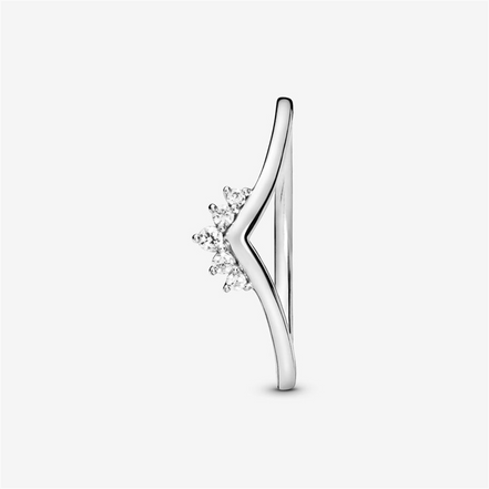 Pandora Moments Tiara Wishbone Ring Size 6