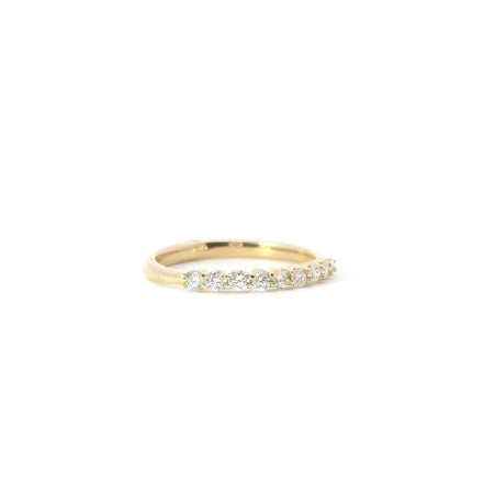 14K Yellow Gold Diamond Fashion Ring