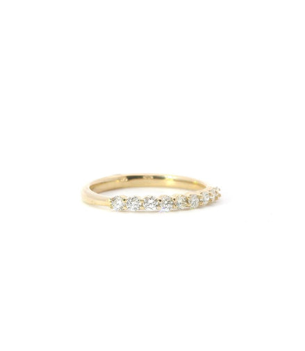 14K Yellow Gold Diamond Fashion Ring