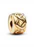Pandora Moments Knotted Hearts Clip Gold-Plated Charm