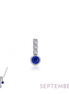 Lafonn 017 CTW Simulated Diamond And Lab Grown September Birthstone Love Pendant
